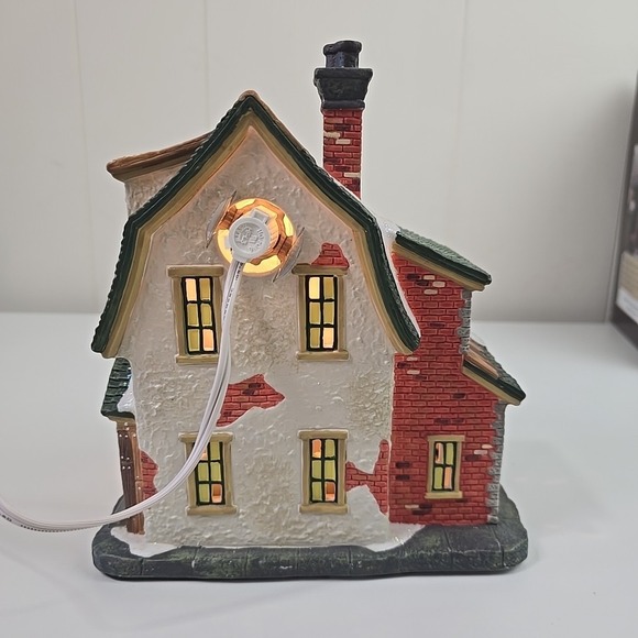 The Saturday Evening Post Norman Rockwell Collection SORTING MAIL Porcelain Hous - Picture 5 of 12